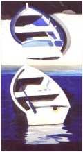 Barque blancheBarque bleue